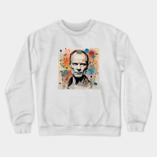 Watercolor fantasy with Sting Crewneck Sweatshirt